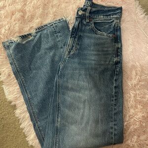 high rise baggy wide leg jeans